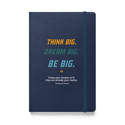 Hardcover bound notebook